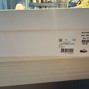 Chloe White Platform Shoes